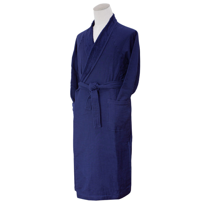 Uchino Marshmallow Plie and Gauze Robe Bath Robe Uchino 