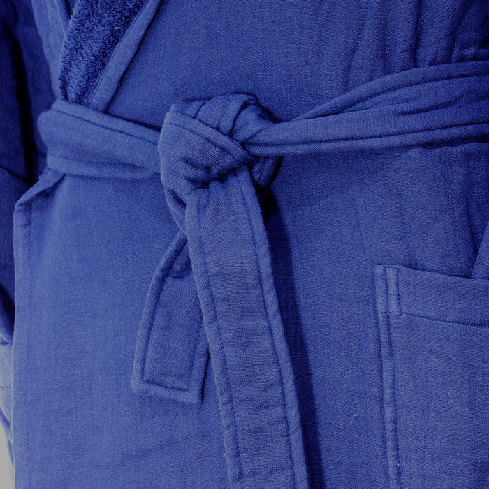 Uchino Marshmallow Plie and Gauze Robe Bath Robe Uchino 