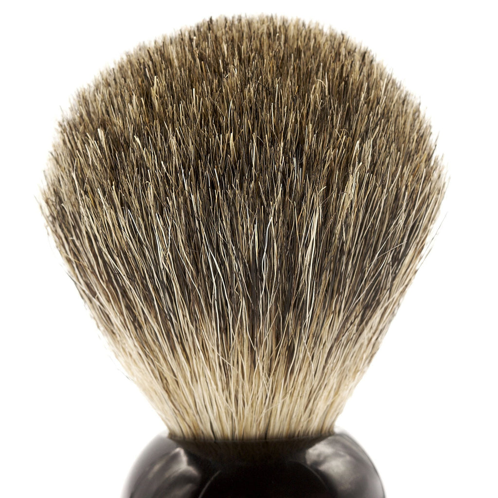 Fendrihan Pure Badger Shaving Brush, Black Handle Badger Bristles Shaving Brush Fendrihan 