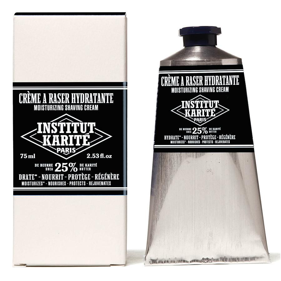 Institut Karite 25% Shea Butter Cream Moisturizing Shaving Cream, Milk Cream Fragrance Shaving Cream Institut Karite 