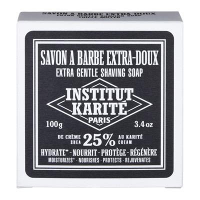 Institut Karite 25% Shea Butter Cream Extra Gentle Shaving Soap, Milk Cream Fragrance Shaving Soap Institut Karite 