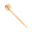 Iris Hantverk Small Bath Brush Puck with Medium Length Handle, Birch Wood, Horse Hair and Tampico Fiber Bath Brush Iris Hantverk 