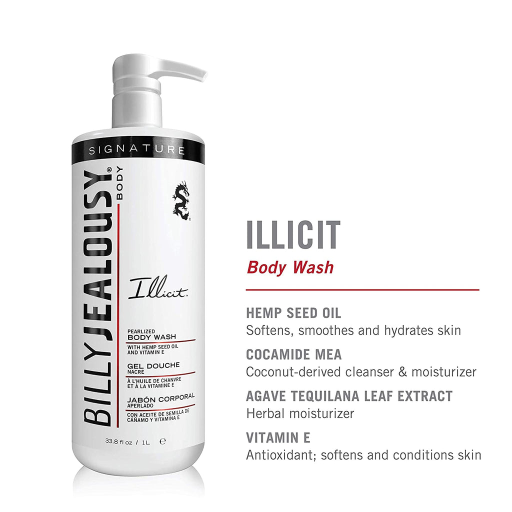 Billy Jealousy Illicit Moisturizing Body Wash Men's Body Wash Billy Jealousy 