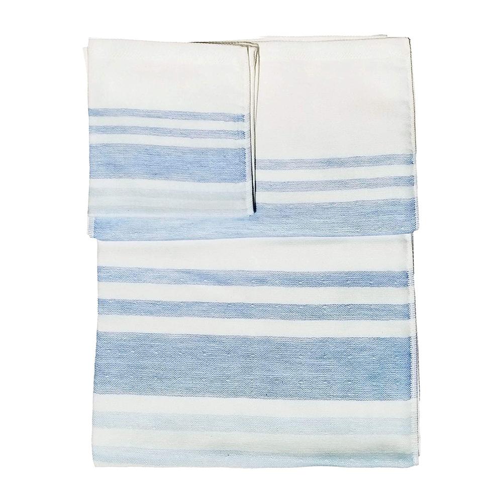 Ippinka Senshu Towel, Two-Tone End Stripes Towel Ippinka 