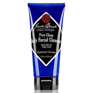 Jack Black Pure Clean Daily Facial Cleanser with Aloe & Sage Leaf, 6 oz Men's Grooming Cream Jack Black 