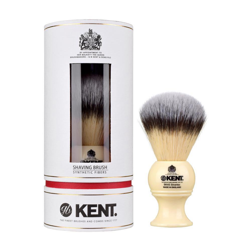 Kent BK4S, Medium Synthetic Shaving Brush Synthetic Bristles Shaving Brush Kent 
