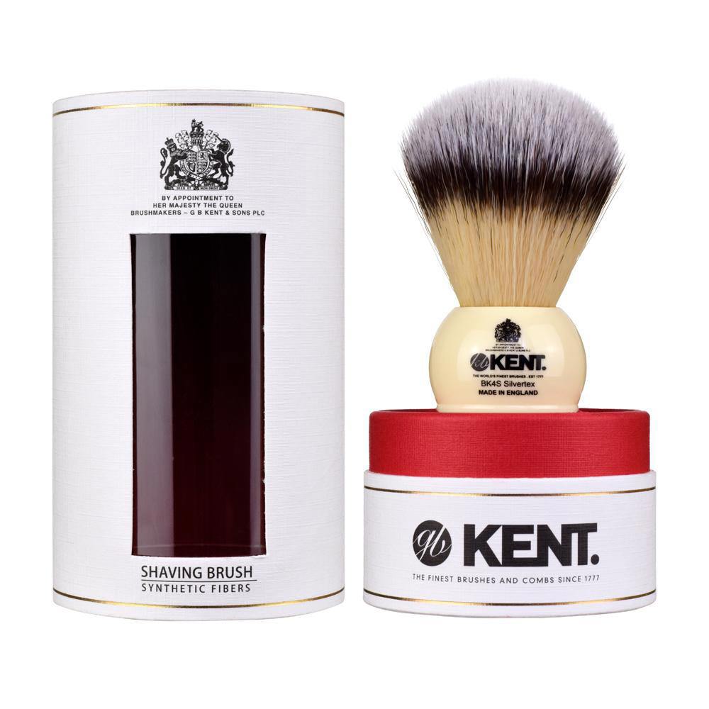 Kent BK4S, Medium Synthetic Shaving Brush Synthetic Bristles Shaving Brush Kent 