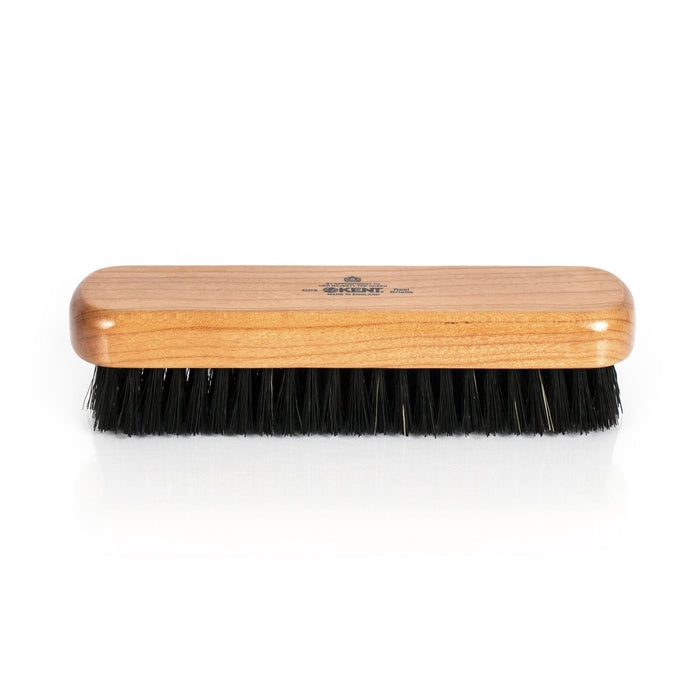 Kent CC2 Pure Black Bristle Travel Clothes Brush, Cherrywood Clothes Brush Kent 