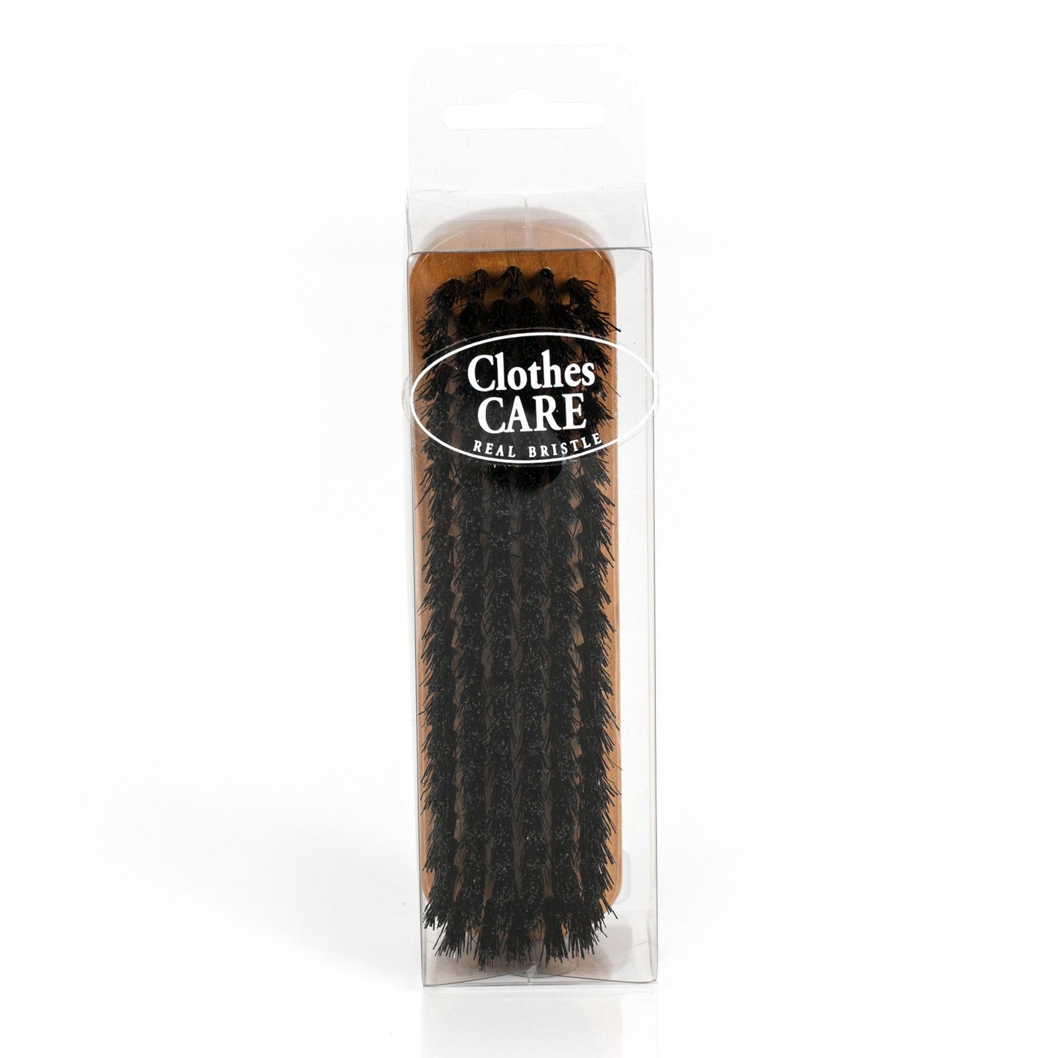 Kent CC2 Pure Black Bristle Travel Clothes Brush, Cherrywood Clothes Brush Kent 