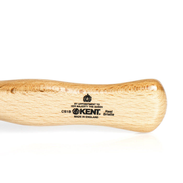 Kent Handcrafted Clothes Brush, Cherrywood Veneer Hair Brush Kent 