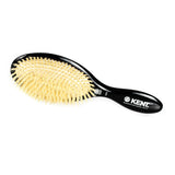 Kent CSGL Large Pure Soft White Bristle Brush, Cushion Base Hair Brush Kent 