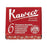 Kaweco Fountain Pen Ink Cartridges, 6-pack Ink & Refill Kaweco Red 