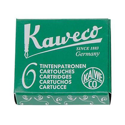 Kaweco Fountain Pen Ink Cartridges, 6-pack Ink & Refill Kaweco Palm Green 