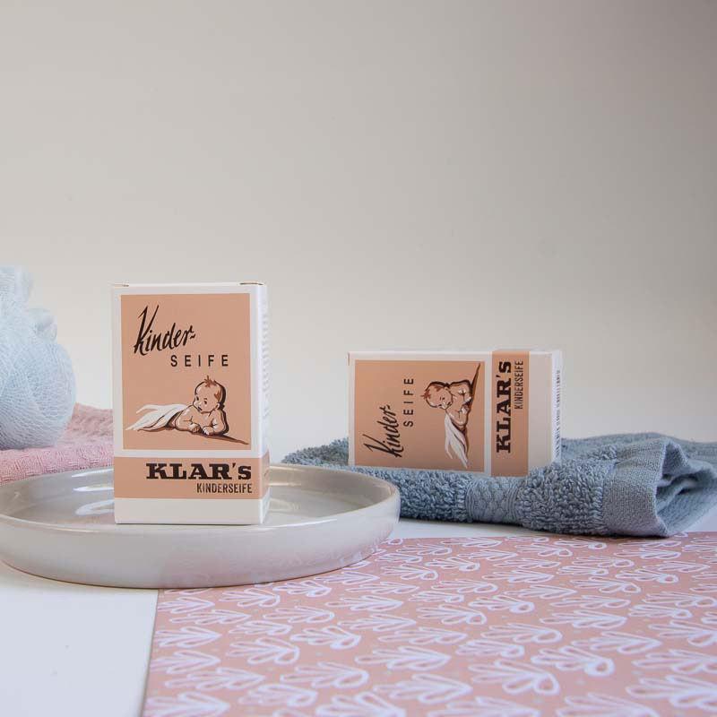 Klar's Soap for Children, Hand Size Body Soap Klar Seifen 
