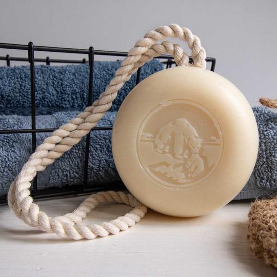 Klar's Gentlemen's Body Soap on a Rope, Palm Oil-Free Body Soap Klar Seifen 