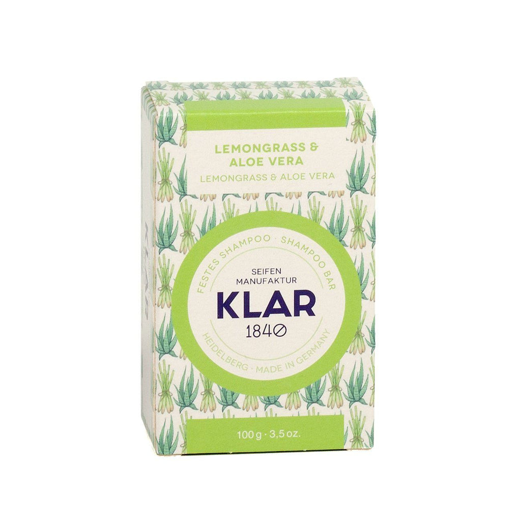 Klar's Shampoo Bar Shampoo Klar Seifen Lemongrass & Aloe Vera 