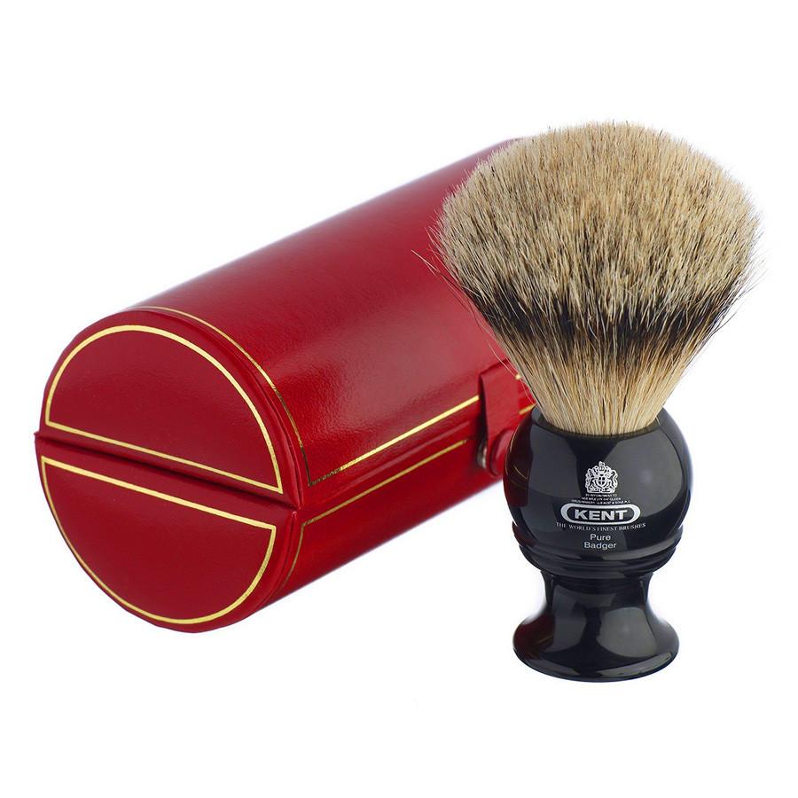 Kent BLK4, Medium Silvertip Shaving Brush Badger Bristles Shaving Brush Kent 