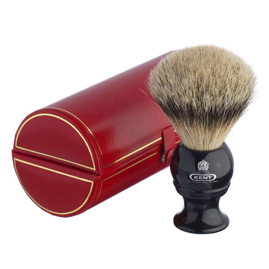 Kent BLK8, Large Silvertip Shaving Brush Badger Bristles Shaving Brush Kent 