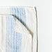 Kontex Flax Line Organic Towel, Ivory with Stripes Bath Towel Japanese Exclusives 