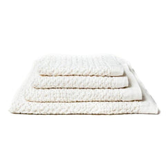 Kontex Lattice Linen Towel Towel Japanese Exclusives Washcloth (38 x 39 cm) Ivory 