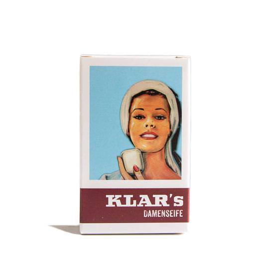Klar's Ladies' Hand Size Soap, Palm Oil-Free Body Soap Klar Seifen 