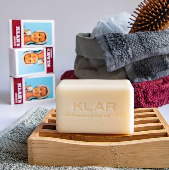 Klar's Ladies' Hand Size Soap, Palm Oil-Free Body Soap Klar Seifen 