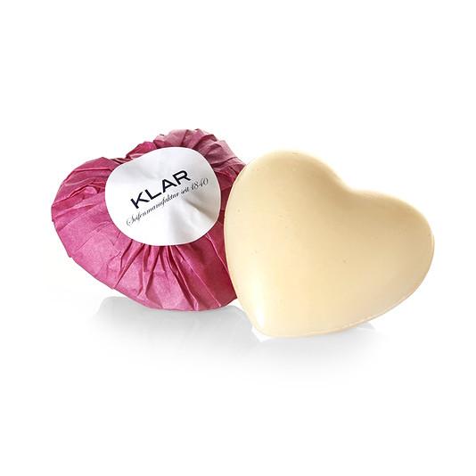 Klar's Heart-Shaped Rose Blossom Soap, Hand Size Body Soap Klar Seifen 
