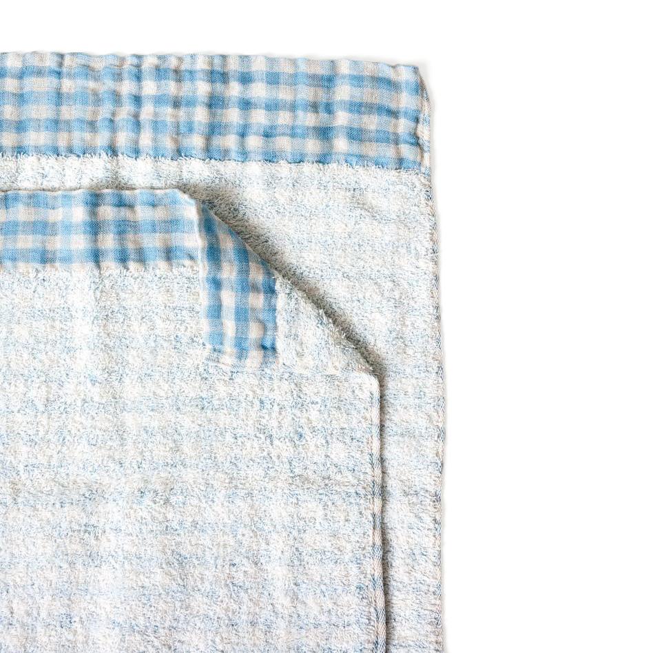 Kontex Lino Towel, Light Blue Towel Japanese Exclusives 