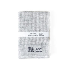 Kontex Moku Linen Towel, Charcoal Towel Japanese Exclusives Hand Towel (101 x 33 cm) 