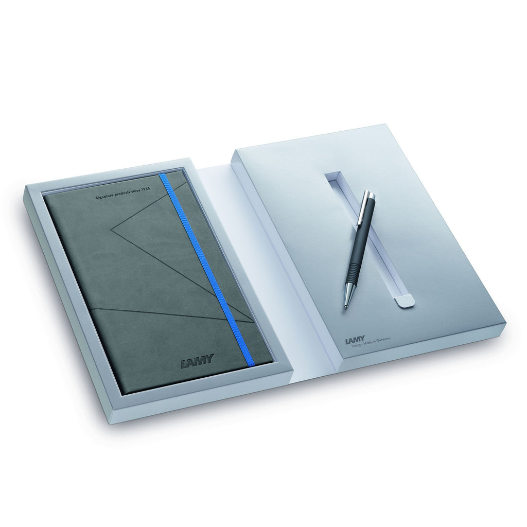 LAMY Notebook and Logo+ Ball Point Pen Set, 50th Anniversary Edition Ball Point Pen Discontinued 