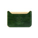 Manufactus Basic Leather Credit Card Holder Leather Wallet Manufactus by Luca Natalizia Green 