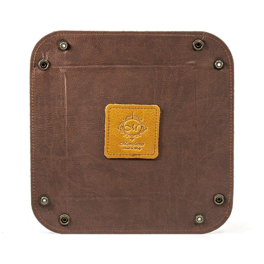Manufactus Catch All Leather Tray Leather Travel Tray Manufactus by Luca Natalizia 