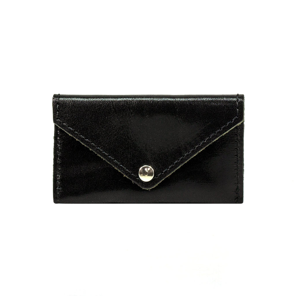 Manufactus Leather Coin Purse Leather Wallet Manufactus by Luca Natalizia Black 