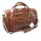 Manufactus Nerone Medium-Size Leather Duffle Bag, Tobacco Leather Bag Manufactus by Luca Natalizia 