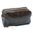 Manufactus Romolo Leather Toiletry Case Grooming Travel Case Manufactus by Luca Natalizia Dark Brown 
