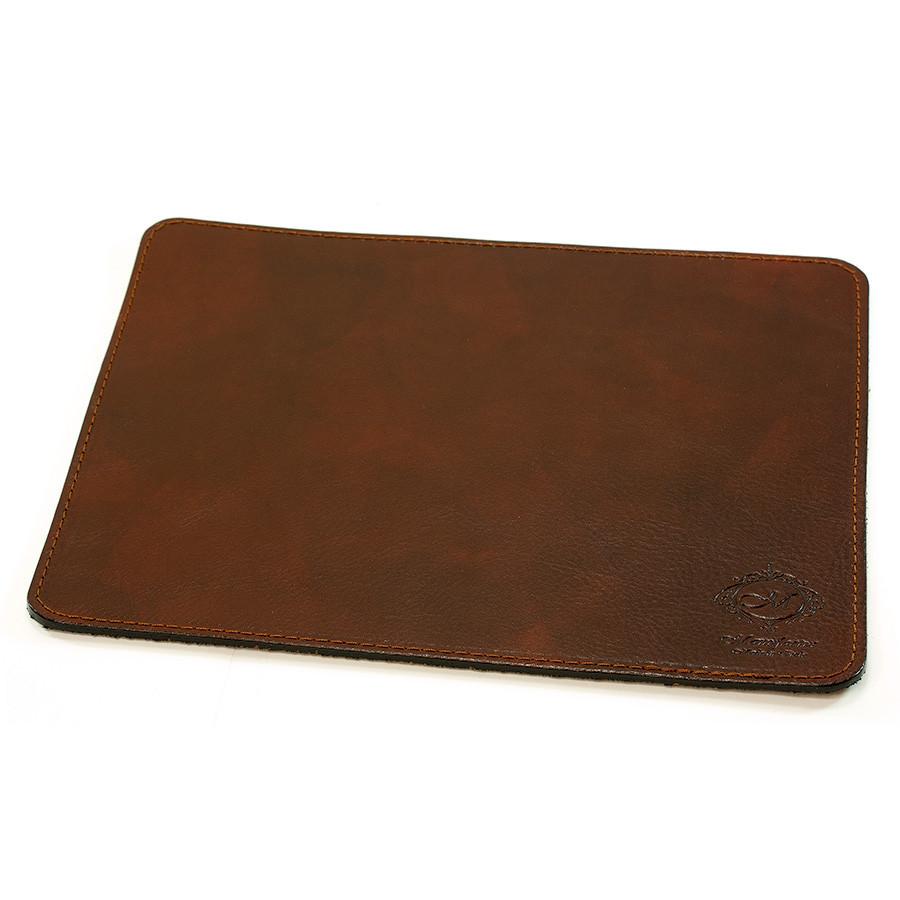 Manufactus Leather Mouse Pad, Tobacco Mouse Pad Manufactus by Luca Natalizia 