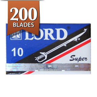 200 Lord Super Stainless Double-Edge Safety Razor Blades Razor Blades Other 