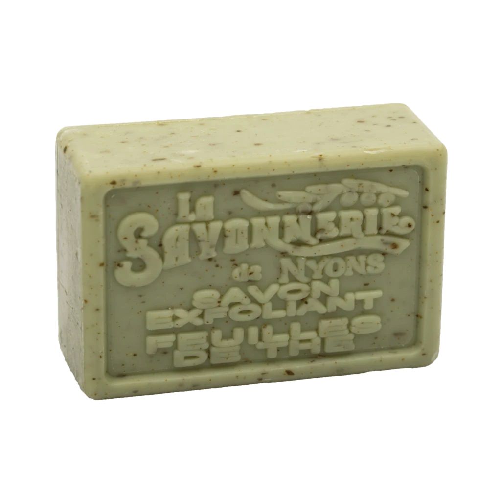 La Savonnerie de Nyons Exfoliating Soap Bar Body Soap La Savonnerie de Nyons Tea Leaf (Feuille Thé) 