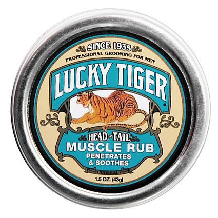 Lucky Tiger Head to Tail Muscle Rub Apothecary Remedies For The Body Lucky Tiger 