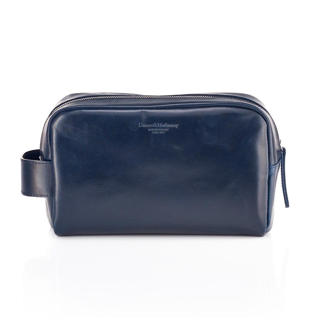 Daines & Hathaway Dopp Kit, Brooklyn Leather Grooming Travel Case Daines & Hathaway Marine 