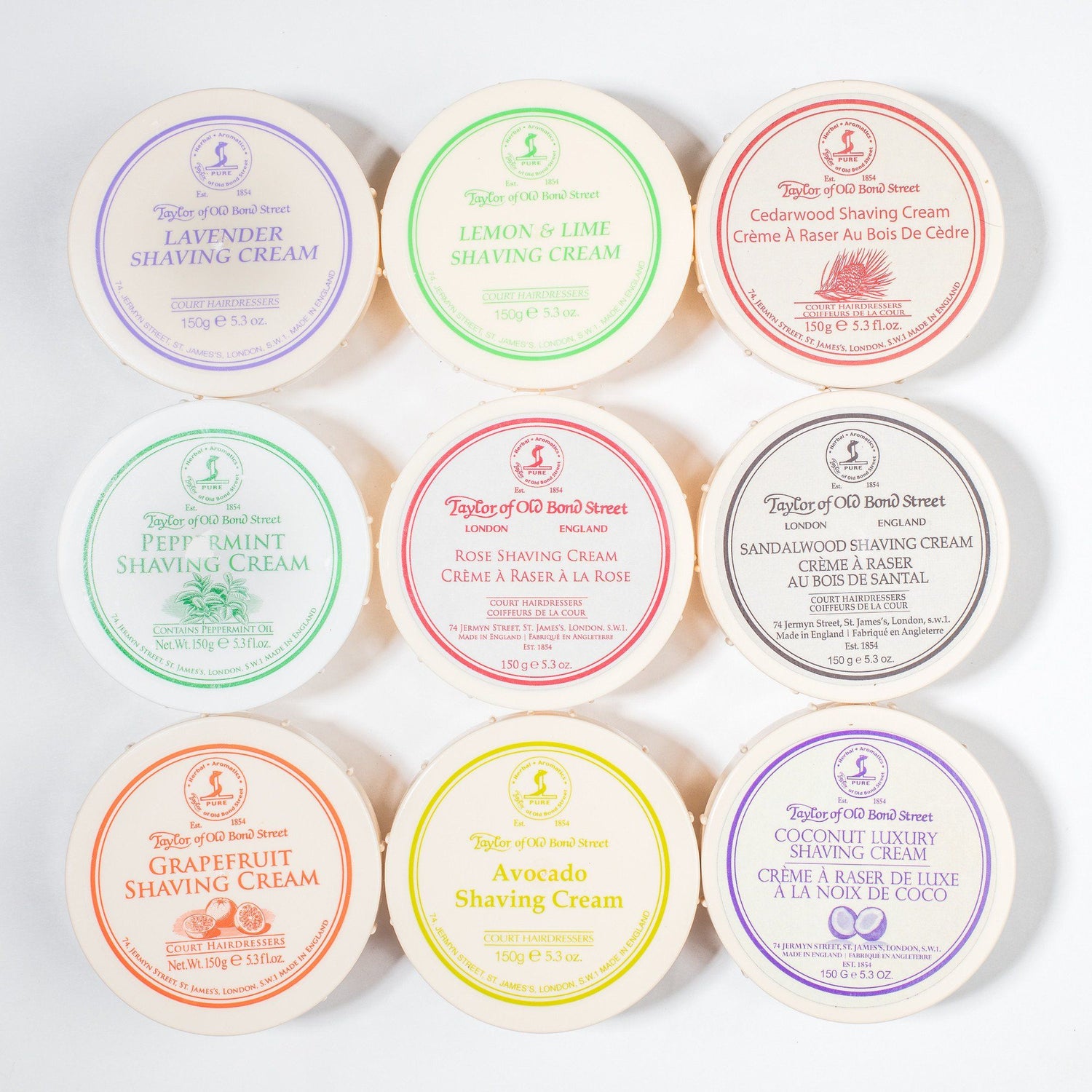Taylor of Old Bond Street Shaving Cream Bowl, Cedarwood Shaving Cream Taylor of Old Bond Street 