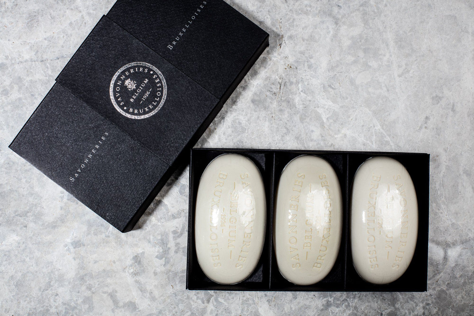 Savonneries Bruxelloises Exclusive Box, Ginger and Lime Body Soap Discontinued 