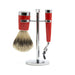 "True North" 3-Piece Shaving Set with Gillette Mach3 Razor and Silvertip Badger Brush Shaving Kit Fendrihan 