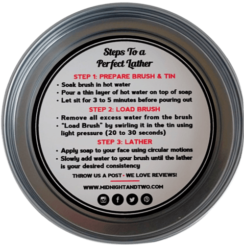 Midnight & Two Shaving Soap, The Cabin Shaving Soap Midnight & Two 
