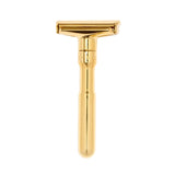 Merkur Futur Adjustable Safety Razor, Gold Plated Finish Double Edge Safety Razor Merkur 