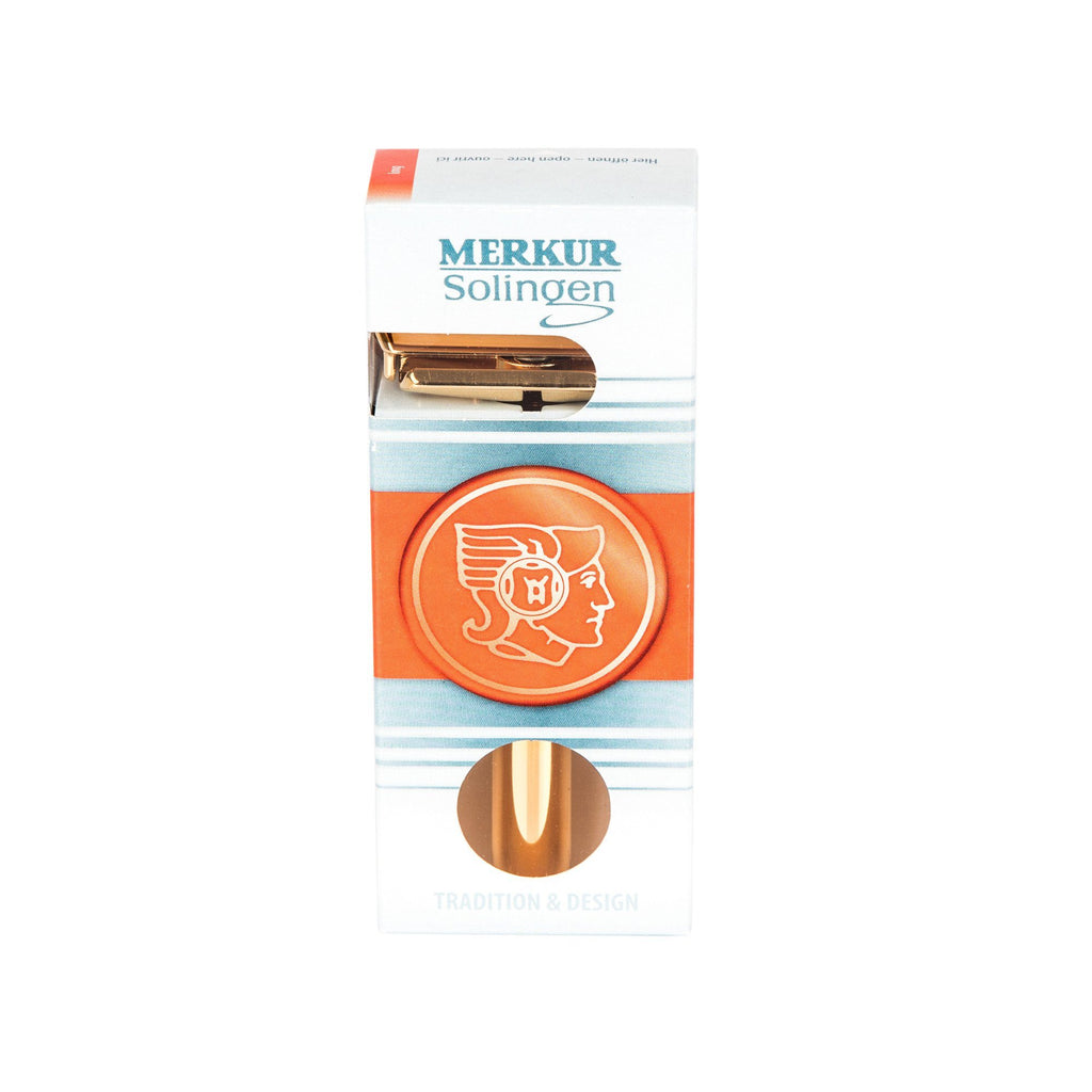 Merkur Futur Adjustable Safety Razor, Gold Plated Finish Double Edge Safety Razor Merkur 