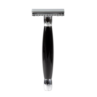Merkur 27C Closed Comb Safety Razor, Horn Handle Double Edge Safety Razor Merkur 