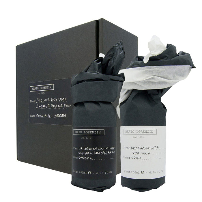 Mario Lorenzin - 1975 'Goccia di Carisma' Shower Box for Men Men's Grooming Kit Mario Lorenzin - 1975 