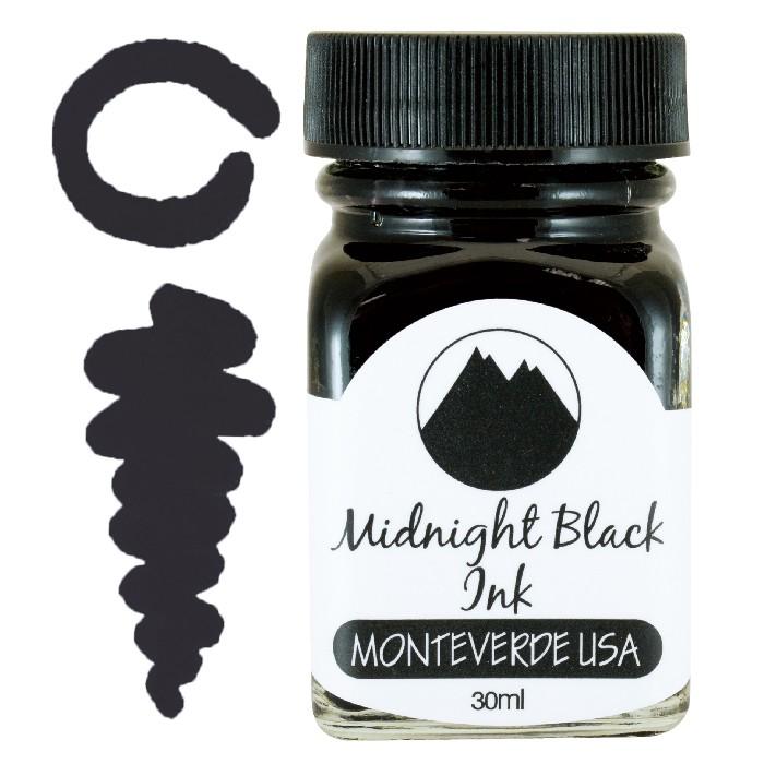Monteverde Fountain Pen Ink Bottles Ink Refill Monteverde Midnight Black 
