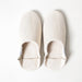 ABE Canvas Home Shoes, Wool-Lined, Natural Spa Slippers Japanese Exclusives 
